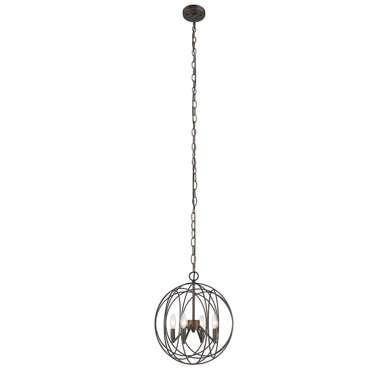 4-light Oil Rubbed Bronze Pendant - Oil Rubbed Bronze - Oil Rubbed Bronze