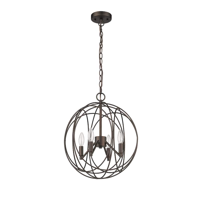 4-light Oil Rubbed Bronze Pendant - Oil Rubbed Bronze - Oil Rubbed Bronze