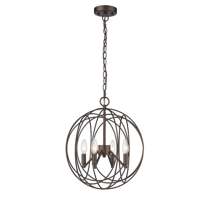4-light Oil Rubbed Bronze Pendant - Oil Rubbed Bronze - Oil Rubbed Bronze