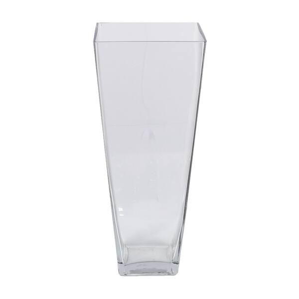Shop Essential Decor Beyond Square Glass Floor Vase En80270