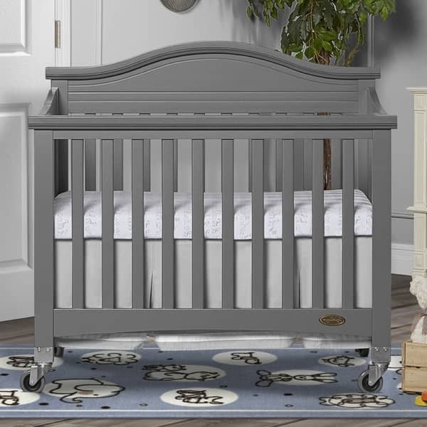 slide 2 of 6, Dream On Me Venice Folding Portable crib