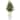 4' Olive Cone Topiary Artificial Tree in White Planter UV Resistant (Indoor/Outdoor)