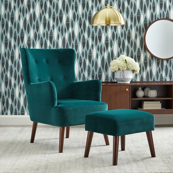 angelo:HOME Jane Chair and Ottoman Set. Opens flyout.