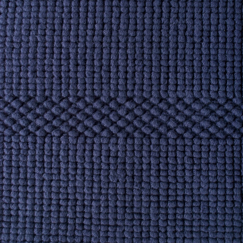 DII Soft and Absorbent Jacquard Bordered Bath Mat