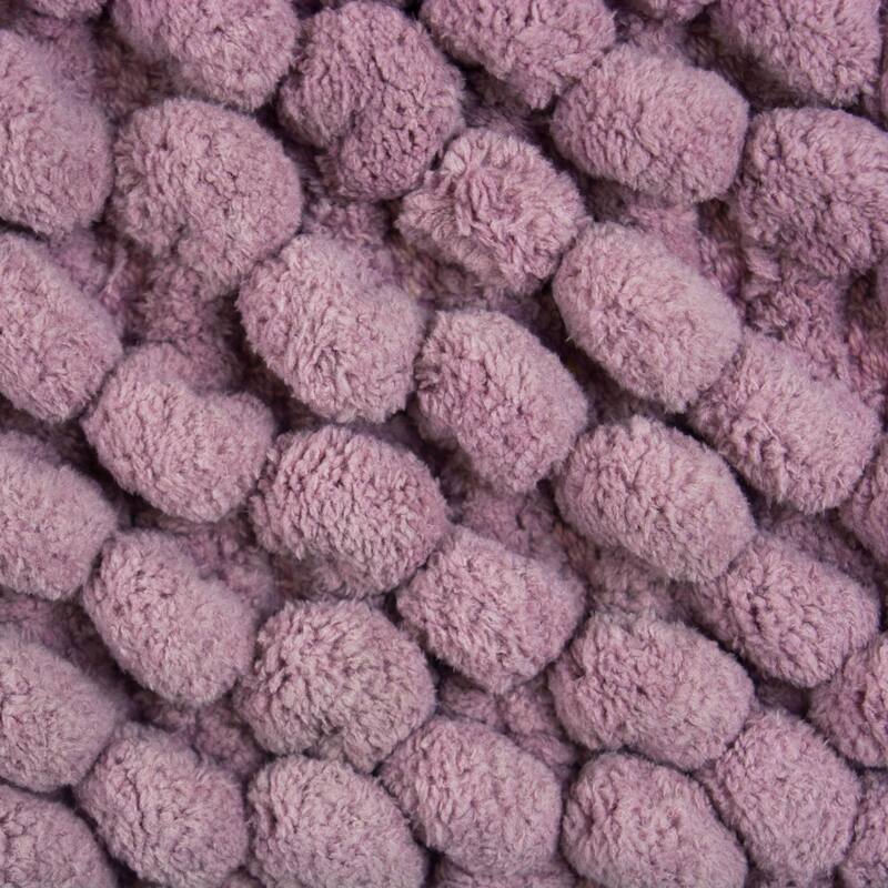 DII Chunky Popcorn Absorbent Microfiber Bath Mat