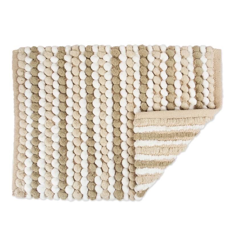 DII Chunky Popcorn Absorbent Microfiber Bath Mat