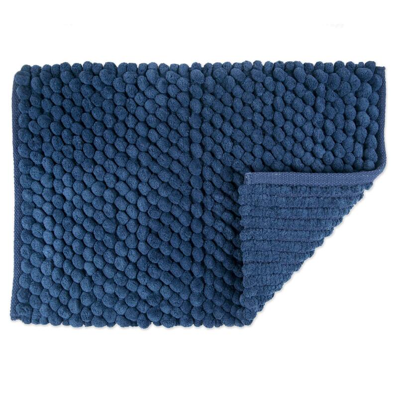 DII Chunky Popcorn Absorbent Microfiber Bath Mat