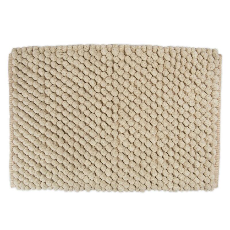 DII Chunky Popcorn Absorbent Microfiber Bath Mat