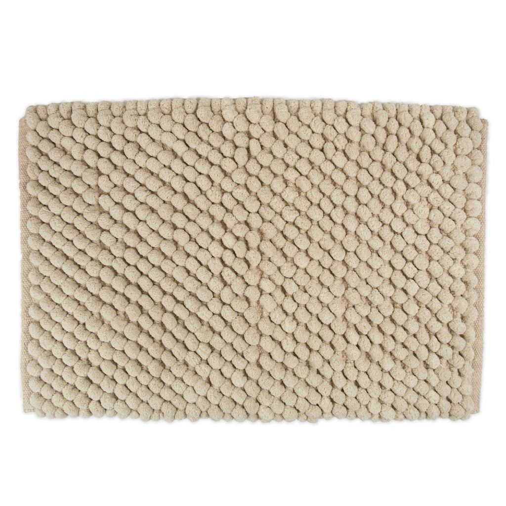 DII Chunky Popcorn Absorbent Microfiber Bath Mat