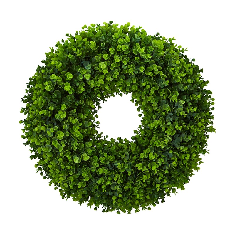 25" Eucalyptus Artificial Wreath