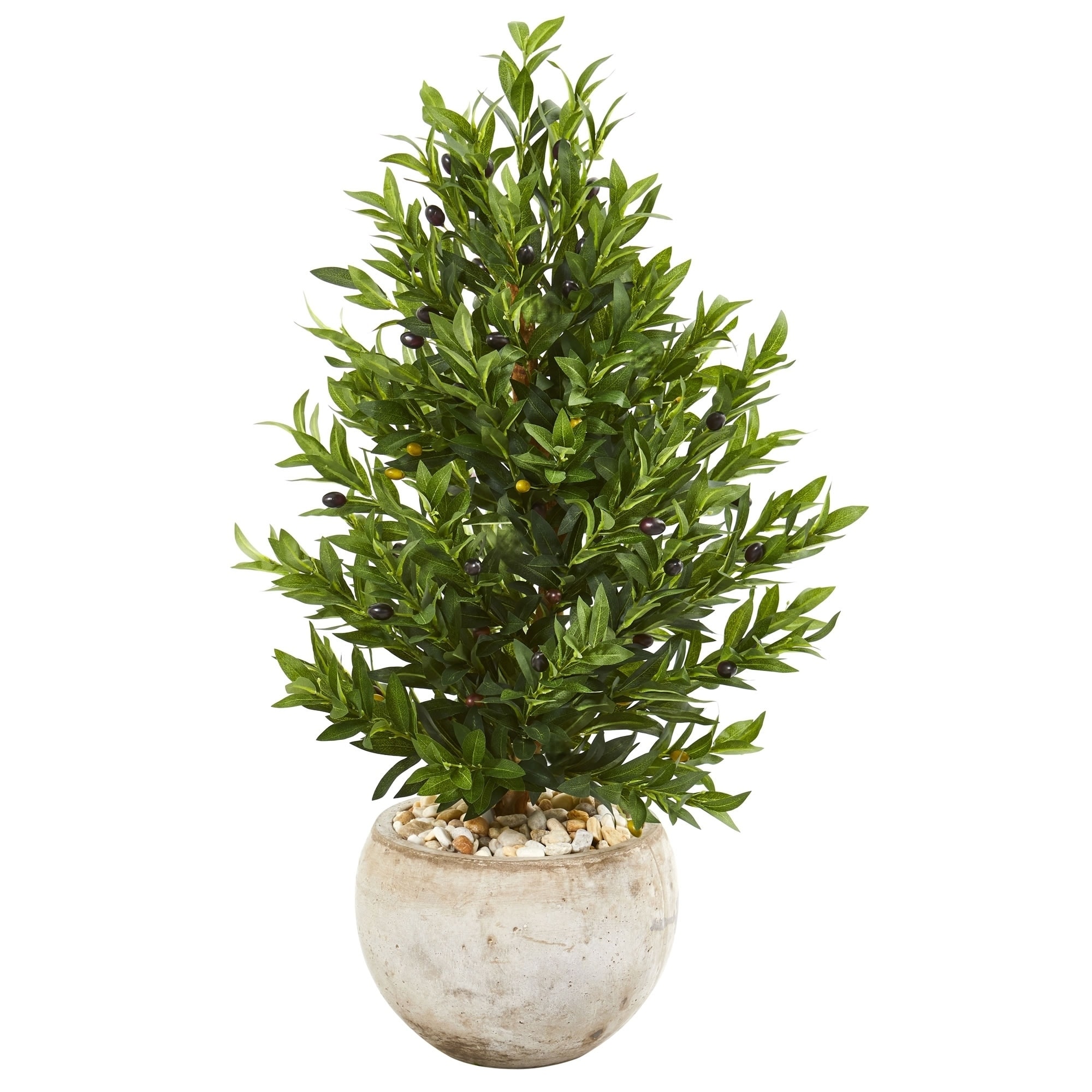 Large Artificial Olive Tree 94 Tall In Pot – RusticReach