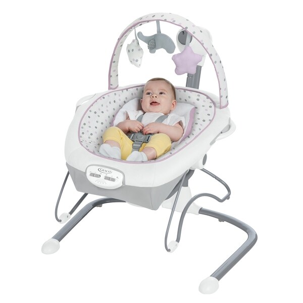 graco duet sway lx swing with portable bouncer review