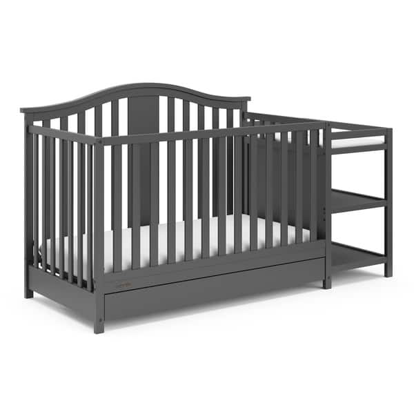 Shop Graco Solano 4 In 1 Convertible Crib And Changer With Drawer