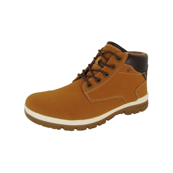 mens casual lace up boots