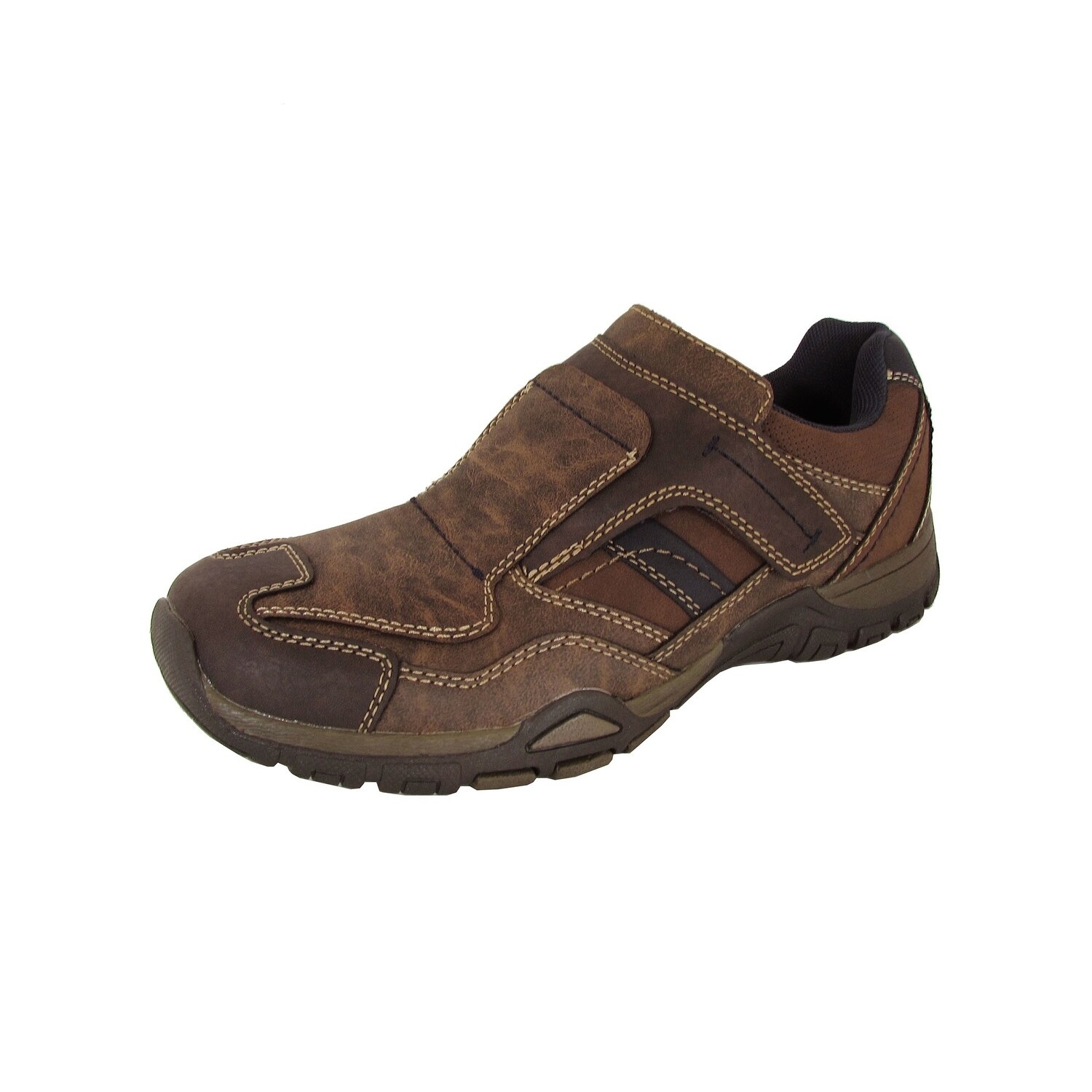 tan leather slip on sneakers