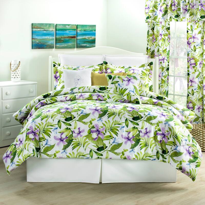 Purple tiger Lily Montego Bay sham
