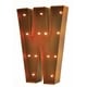 preview thumbnail 37 of 38, Rustic Vintage 11" Decorative LED Light Glow Letters W