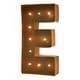 preview thumbnail 19 of 38, Rustic Vintage 11" Decorative LED Light Glow Letters