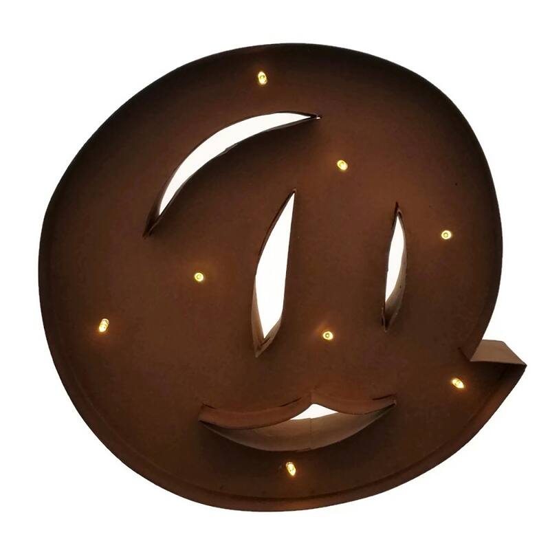 Rustic Vintage 11" Decorative LED Light Glow Letters - Ampersand