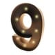 preview thumbnail 15 of 38, Rustic Vintage 11" Decorative LED Light Glow Letters