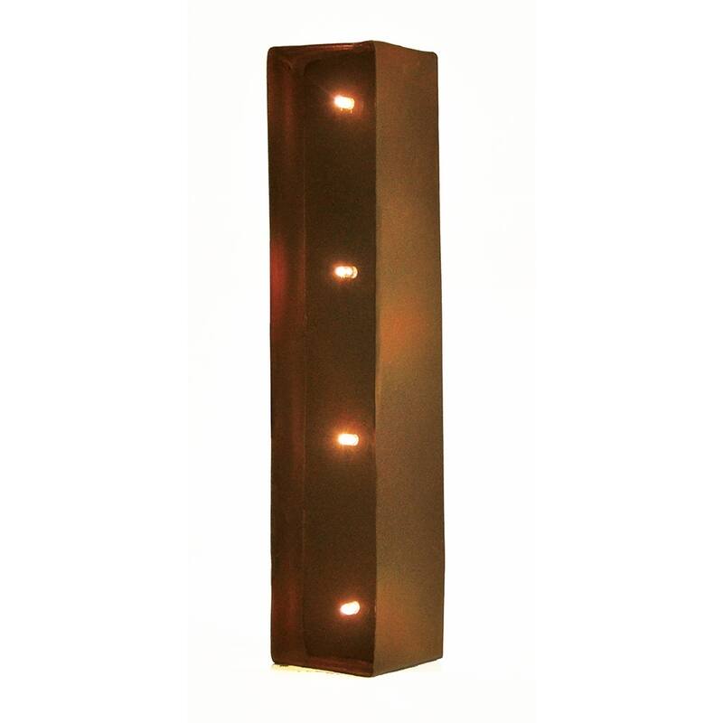 Rustic Vintage 11" Decorative LED Light Glow Letters - I