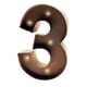preview thumbnail 9 of 38, Rustic Vintage 11" Decorative LED Light Glow Letters 3