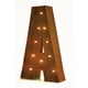 preview thumbnail 1 of 38, Rustic Vintage 11" Decorative LED Light Glow Letters
