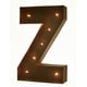 preview thumbnail 40 of 38, Rustic Vintage 11" Decorative LED Light Glow Letters