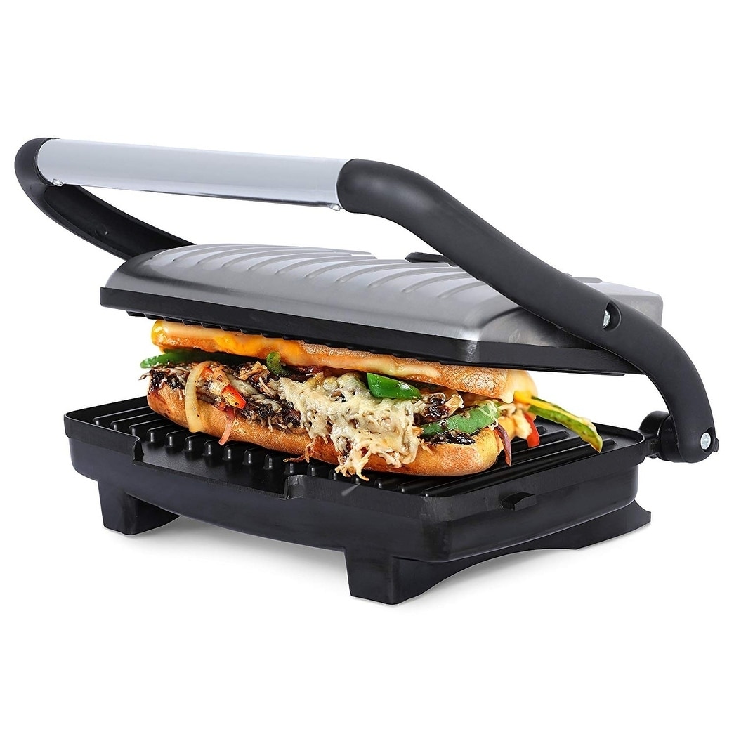 TikTok 8.5/" Non-Stick Mini Portable Indoor//Outdoor Grill Panini Sandwich Maker