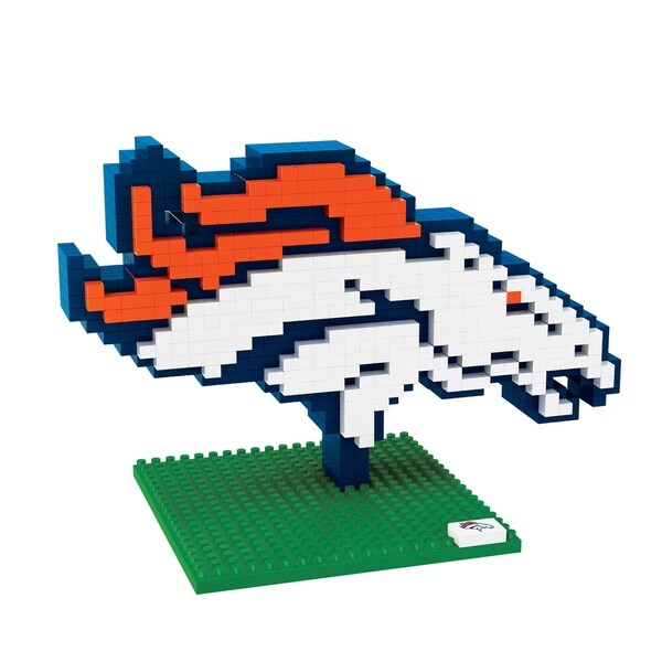 Denver Broncos Nfl Brxlz Logo Building Block Set Multi Denver Broncos Nfl Brxlz Logo Building Block Set Multi