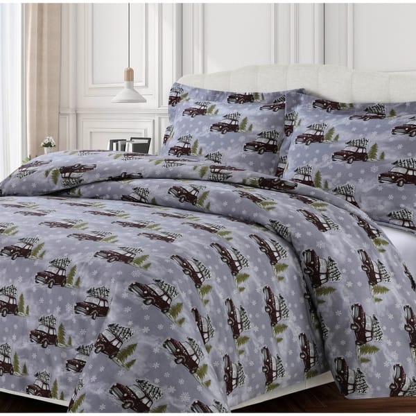 Shop Winter Outing 170 Gsm Cotton Flannel Printed Oversized Duvet