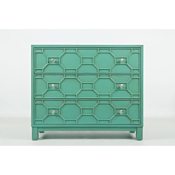 Wooden Accent Chest With 3 Ious Drawers Turquoise Green Wooden Accent Chest With 3 Ious Drawers Turquoise Green On Free Shipping Today 23503607