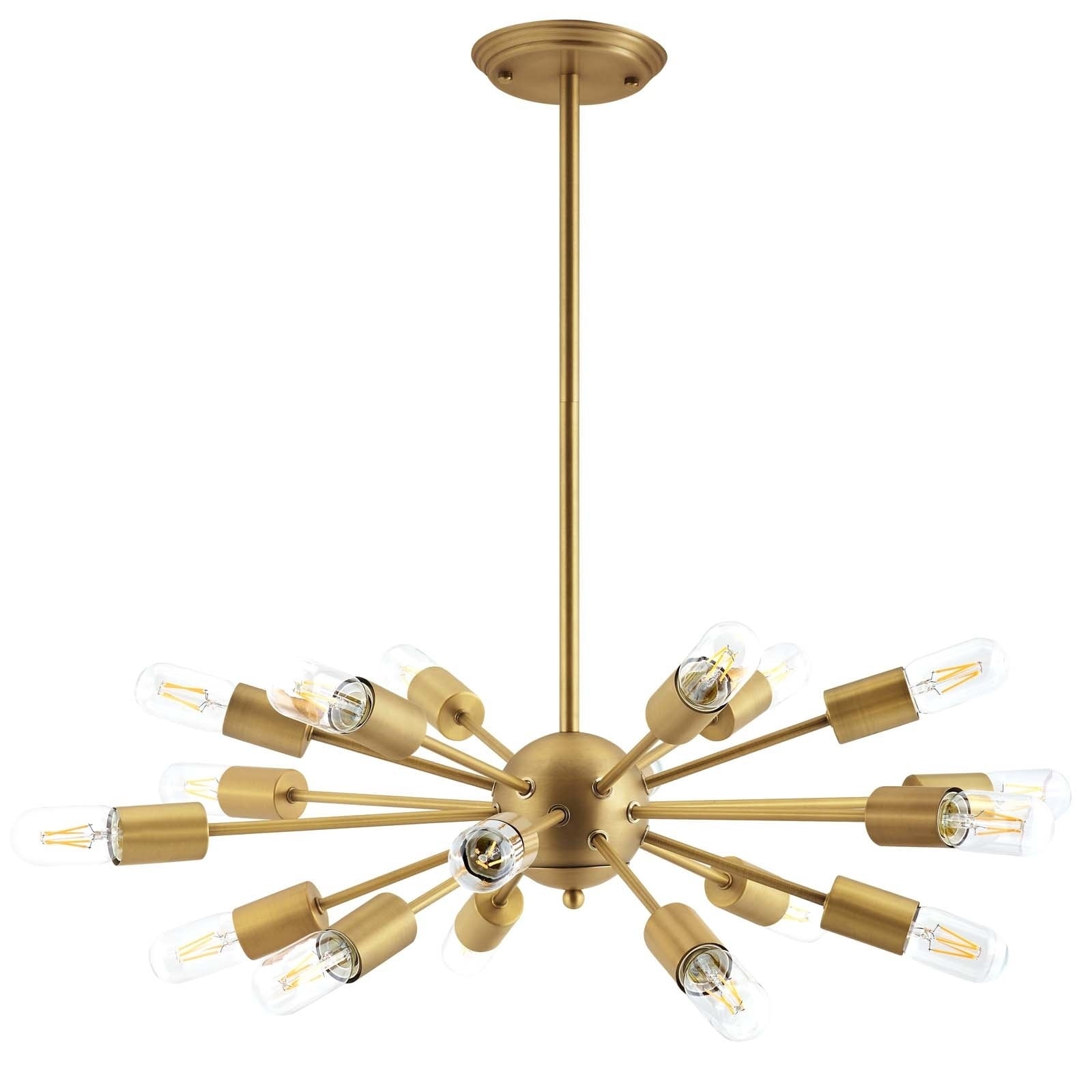 Resolve Brass Pendant Chandelier - 34 - Chandeliers For Bedrooms by Overstock.com