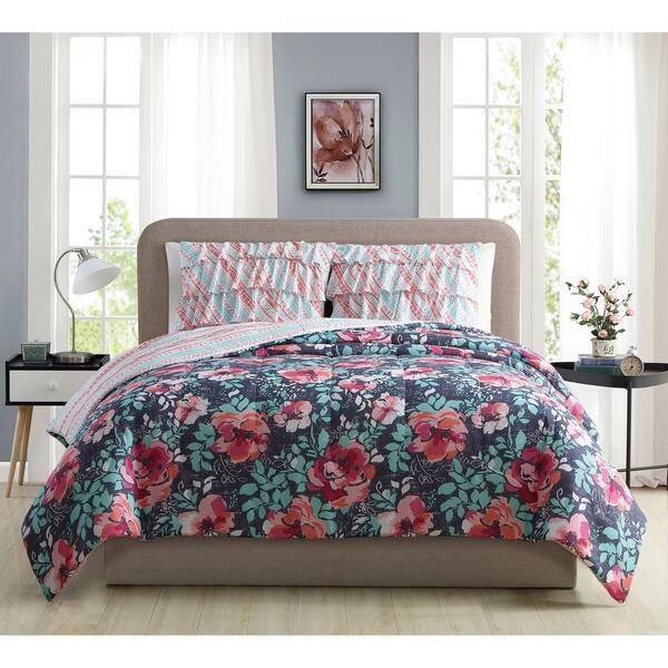 Shop Peach Oak Yorkshire Ruffle Comforter Set On Sale Free