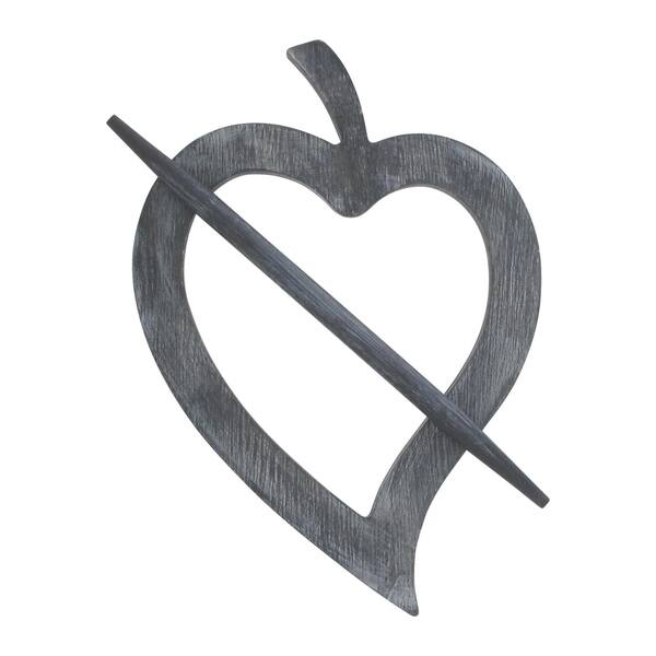Shop Evideco Fjord Wooden Heart Curtain Holdback Free Shipping