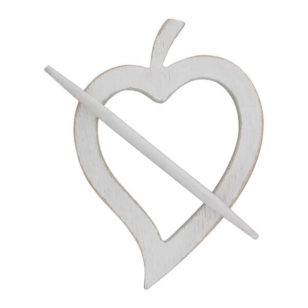Shop Evideco Fjord Wooden Heart Curtain Holdback Free Shipping