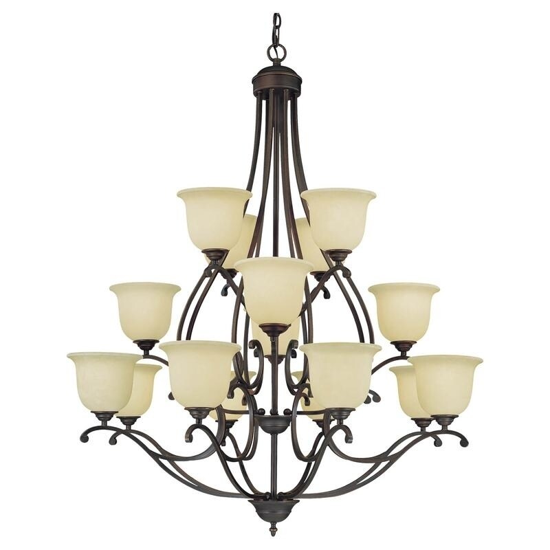 Millennium Lighting Courtney Lakes Chandelier - Bronze - Chandeliers For Bedrooms by Overstock.com