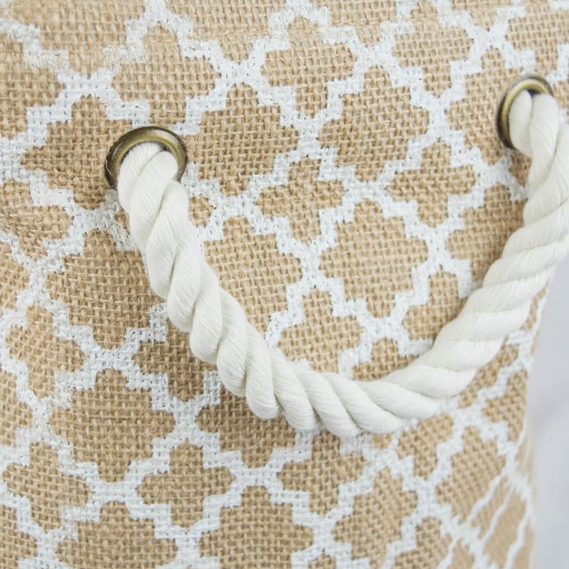 DII Rectangle Burlap Decorative Storage Bin