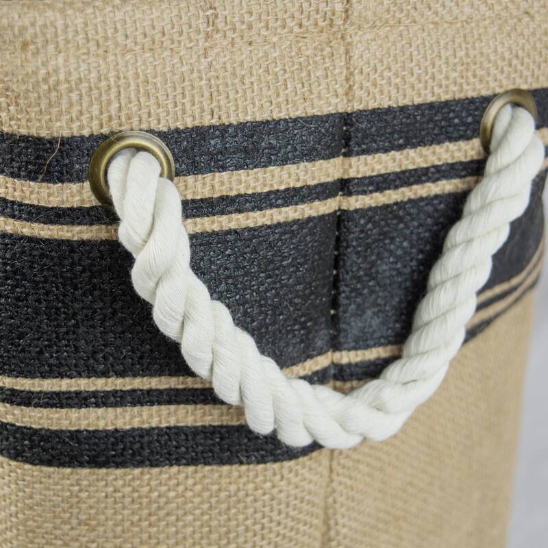 DII Rectangle Burlap Decorative Storage Bin