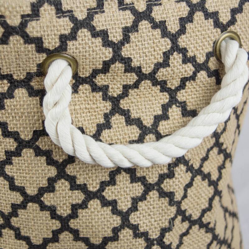 DII Rectangle Burlap Decorative Storage Bin