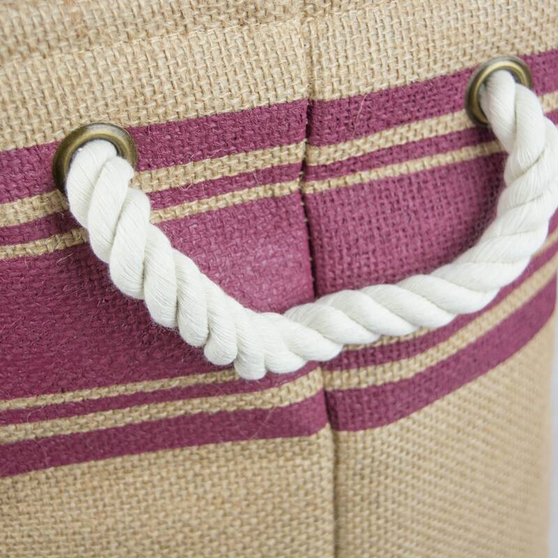 DII Rectangle Burlap Decorative Storage Bin