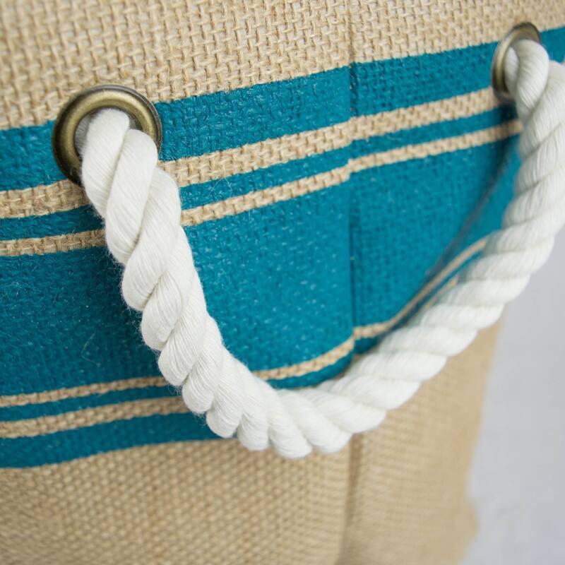 DII Rectangle Burlap Decorative Storage Bin