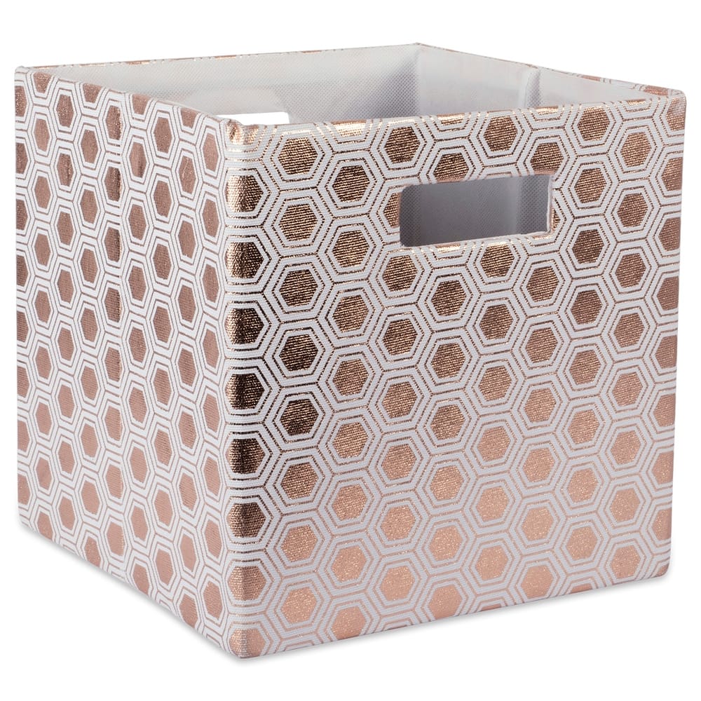 DII Polyester Decorative Storage Cube
