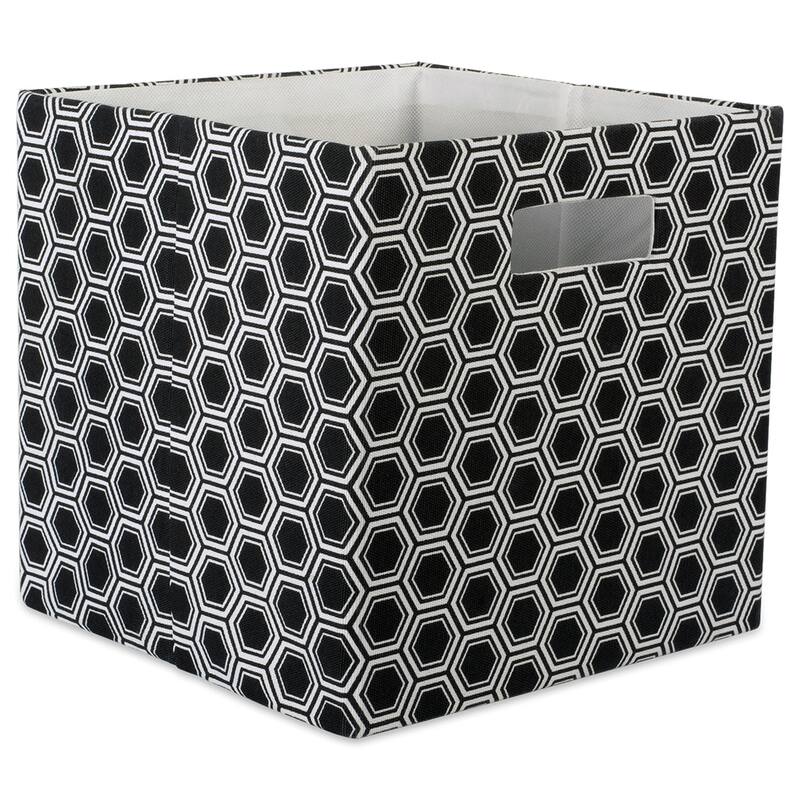 DII Polyester Decorative Storage Cube