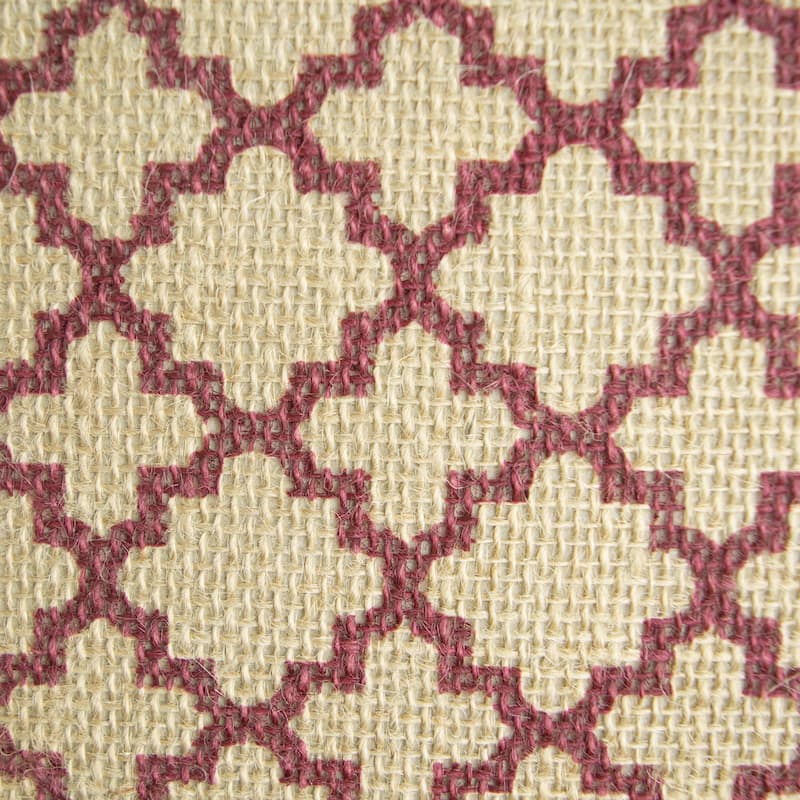DII Round Burlap Decorative Storage Bin