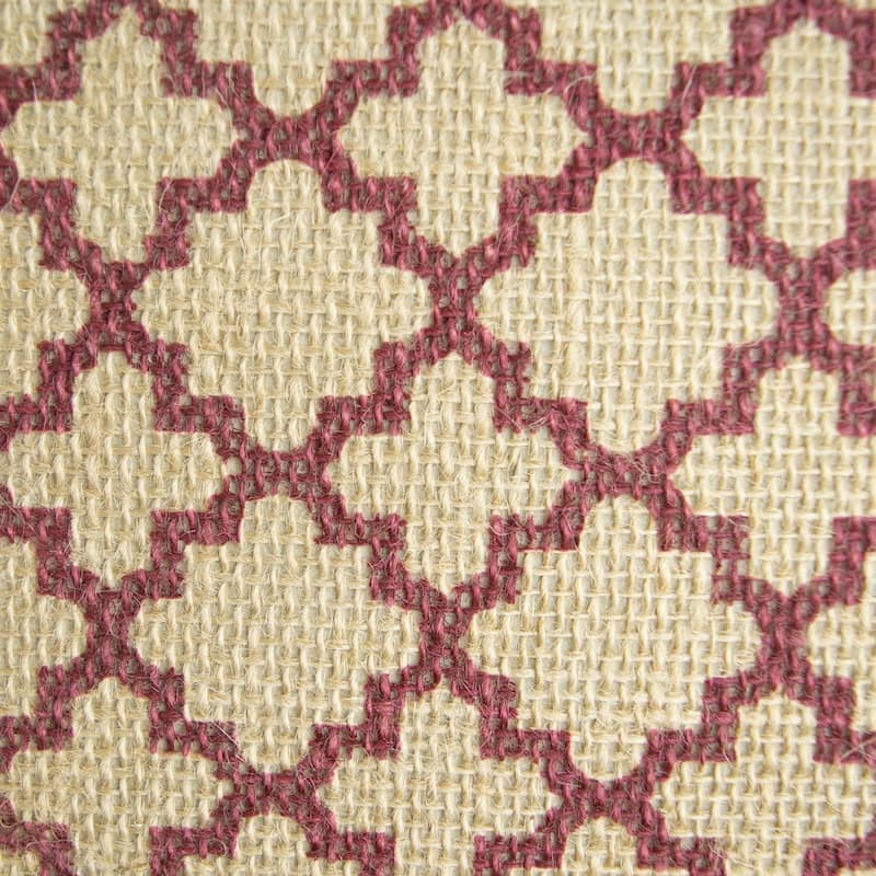 DII Round Burlap Decorative Storage Bin