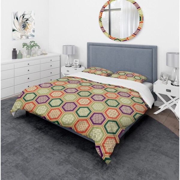 Designart 'Traditional Japanese Pattern' Modern & Contemporary Bedding ...