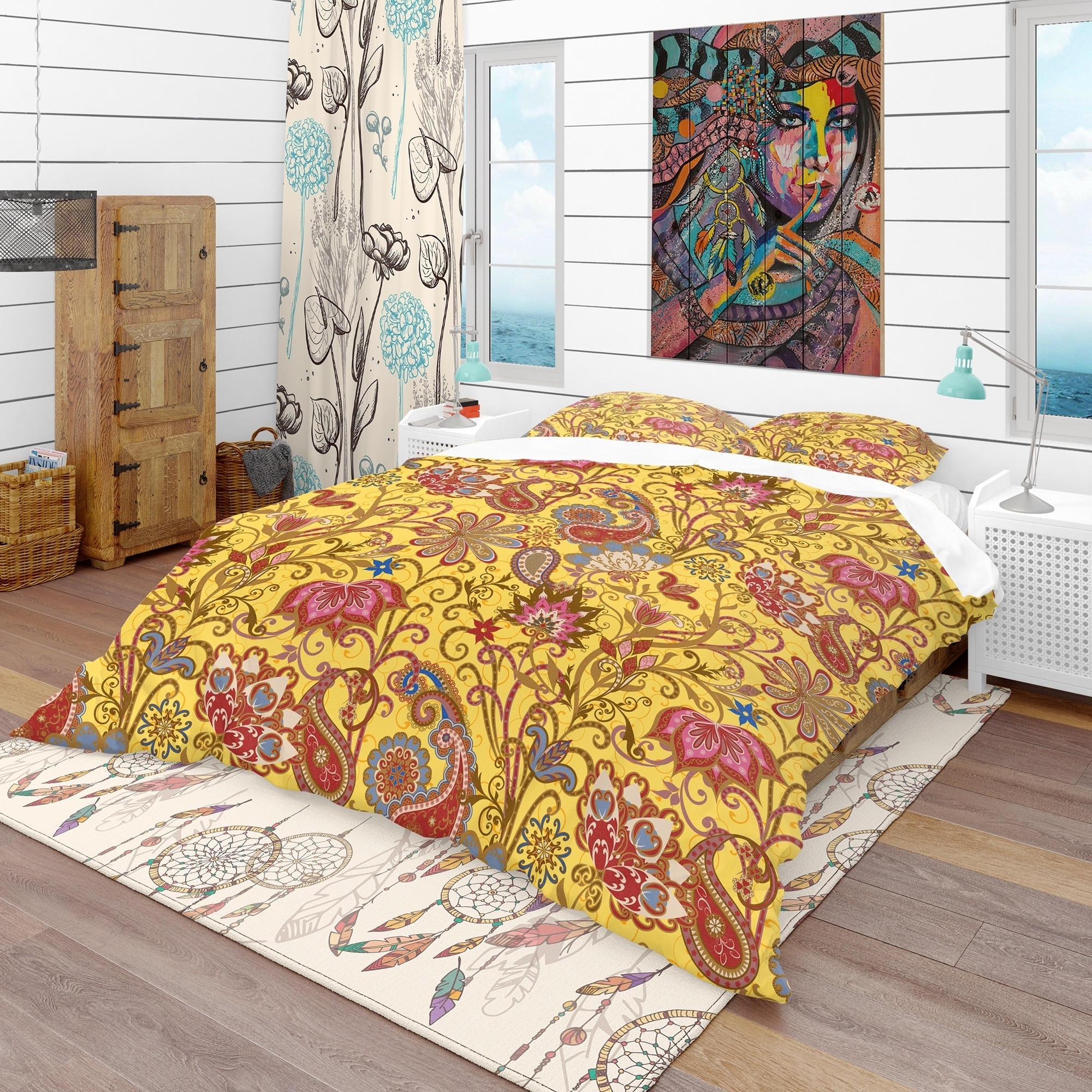 Shop Designart Pattern In Ethnic Traditional Style Bohemian