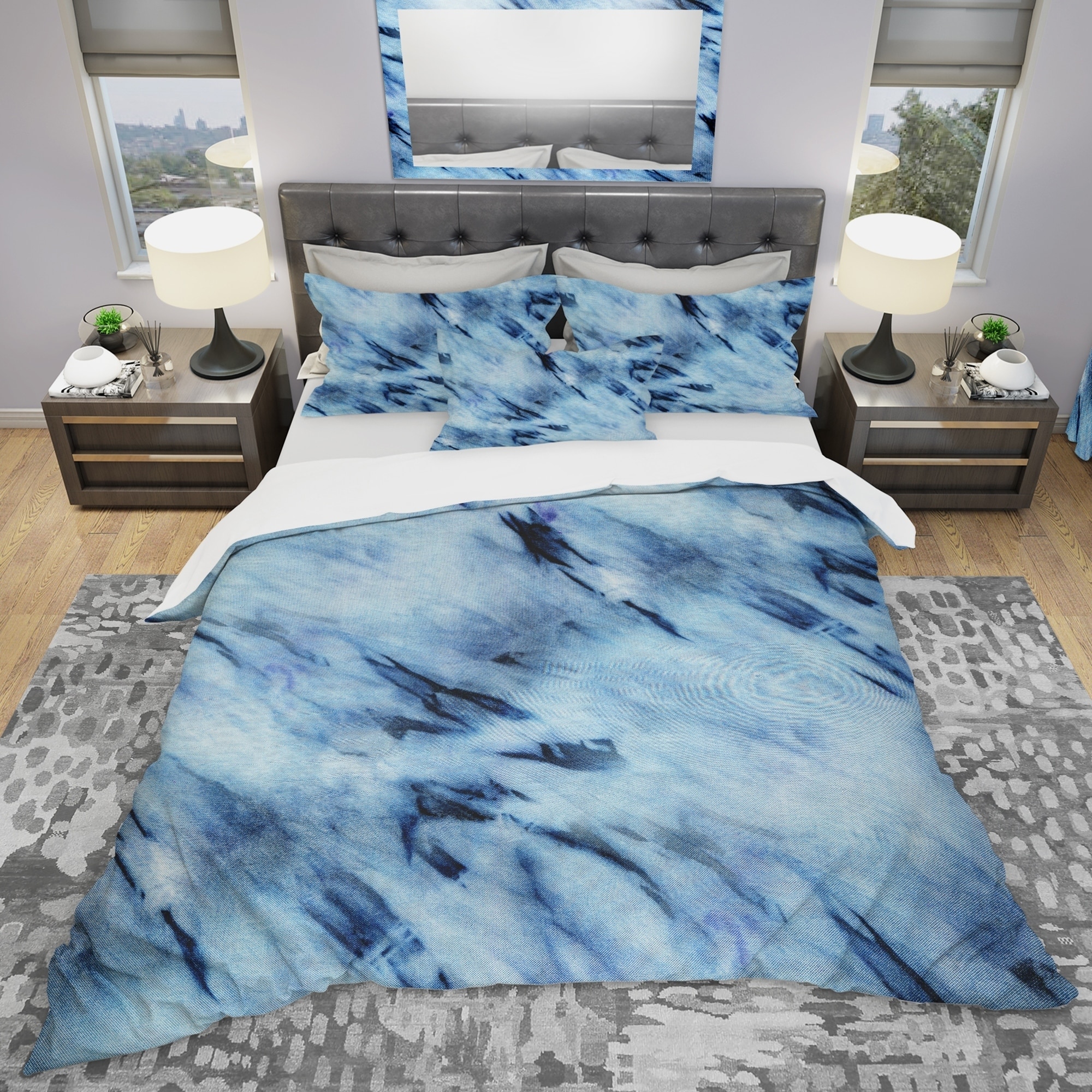 Shop Designart Tie Dye Modern Contemporary Bedding Set Duvet
