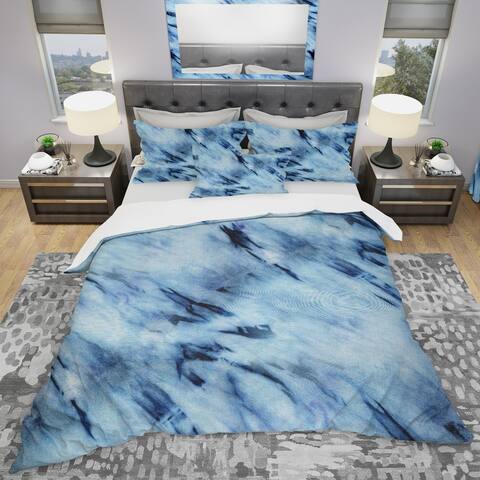 Designart 'Tie Dye' Modern & Contemporary Bedding Set - Duvet Cover & Shams